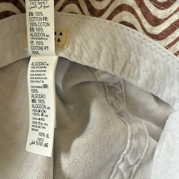 Billa Bong Swirl Bucket Hat Cotton Brown Retro Groovy NEW One Size - Picture 7 of 7